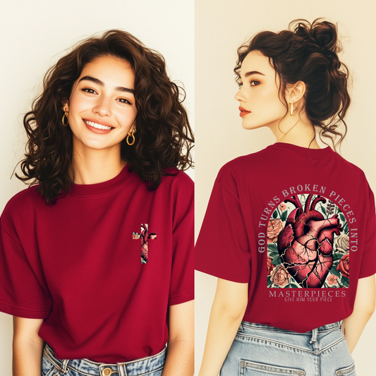 Broken Pieces to Masterpieces Light Text