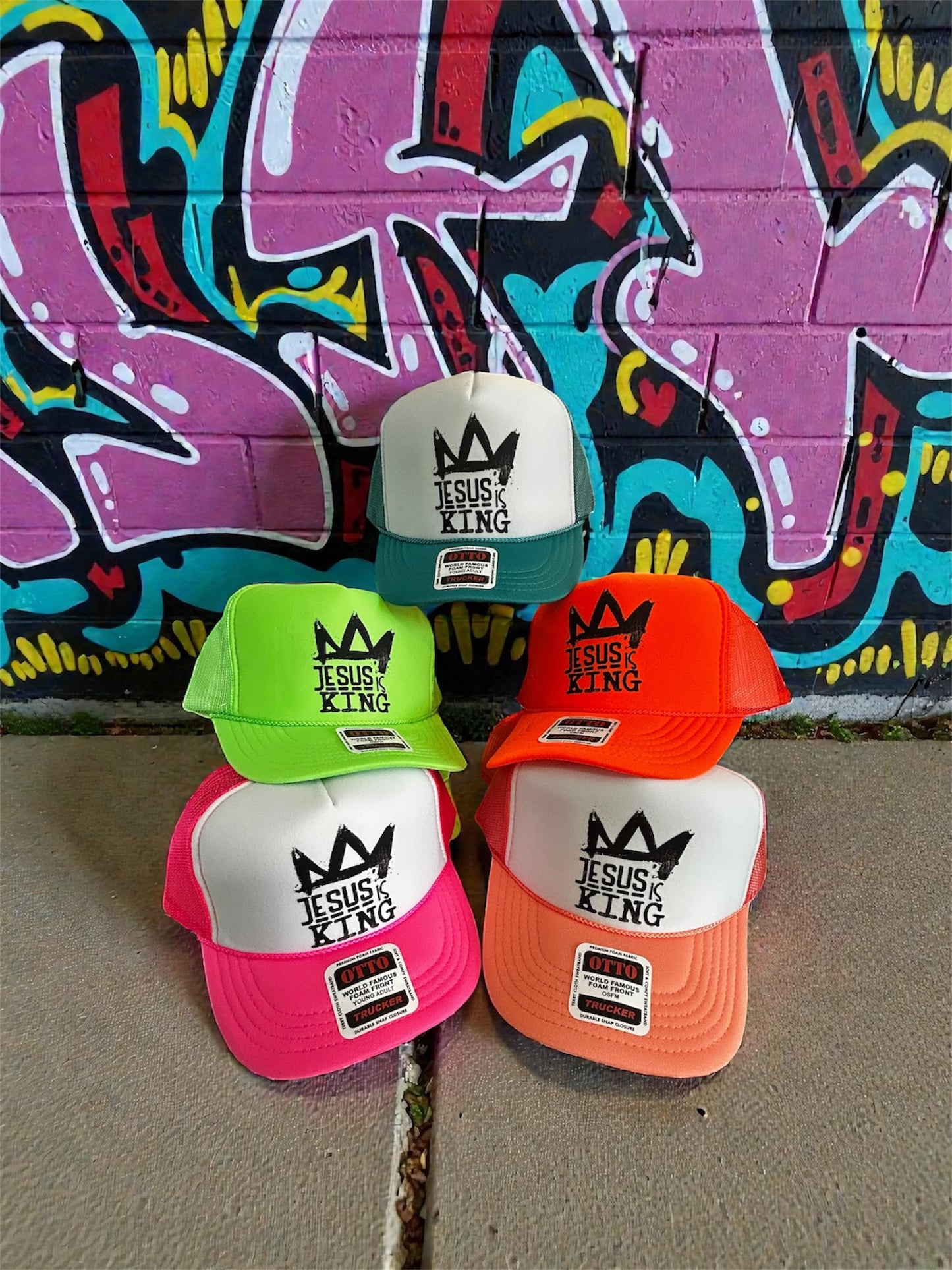 Jesus is King Adult Trucker